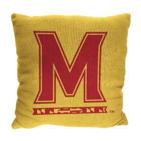 Maryland OFFICIAL NCAA "Invert" Woven Pillow, 20" x 20"