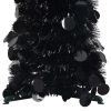 vidaXL Pop-up Artificial Christmas Tree Black 6 ft PET