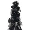 vidaXL Pop-up Artificial Christmas Tree Black 6 ft PET