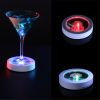 Glow Bottle Sticker USB Rechargeable Coaster Led Coaster Light Flashing Cup Mat Multi Color Light Up Club Bar Wedding Decoration